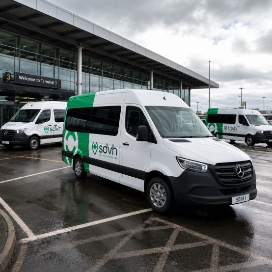 Minibus hire from SDVH